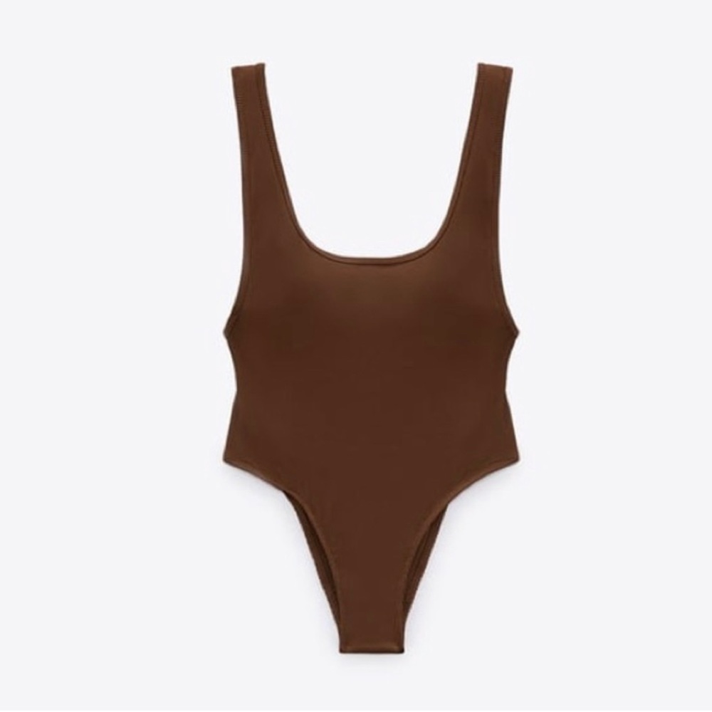 Zara ribbed swimsuit